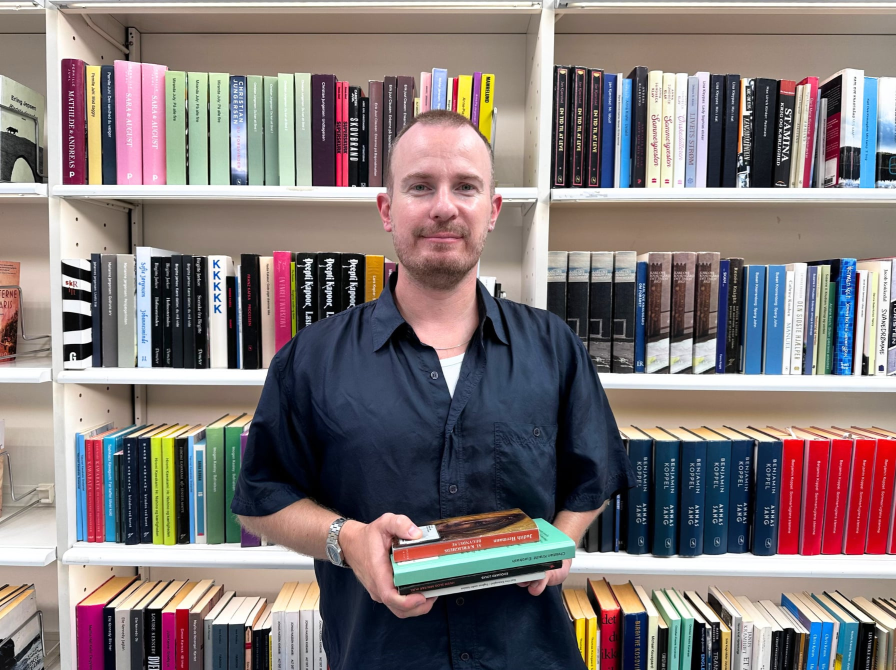 Morten på Gentofte Hovedbibliotek