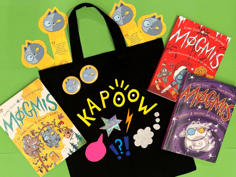 Mulepose med folietryk