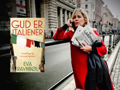 Eva Ravnbøl og bogen Gud er italiener