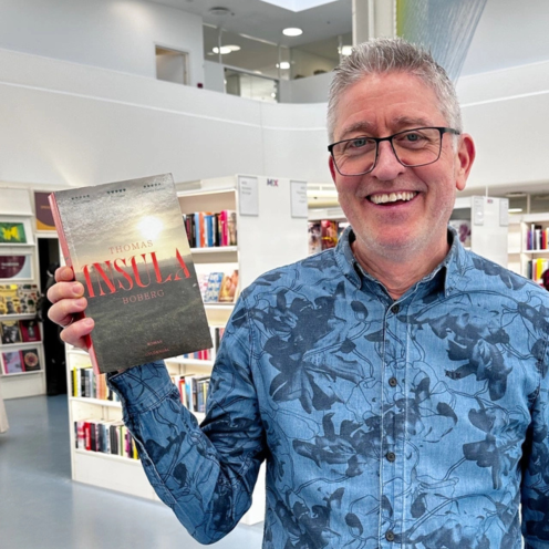 Jan på Gentofte Hovedbibliotek